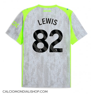 Maglie da calcio Manchester City Rico Lewis #82 Terza Maglia 2025-26 Manica Corta Maglie da calcio Manchester City Rico Lewis #82 Terza Maglia 2025-26 Manica Corta